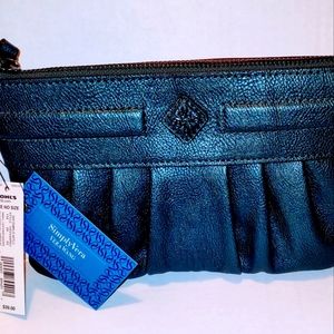 Simply Vera Wang Metallic Green Wristlet